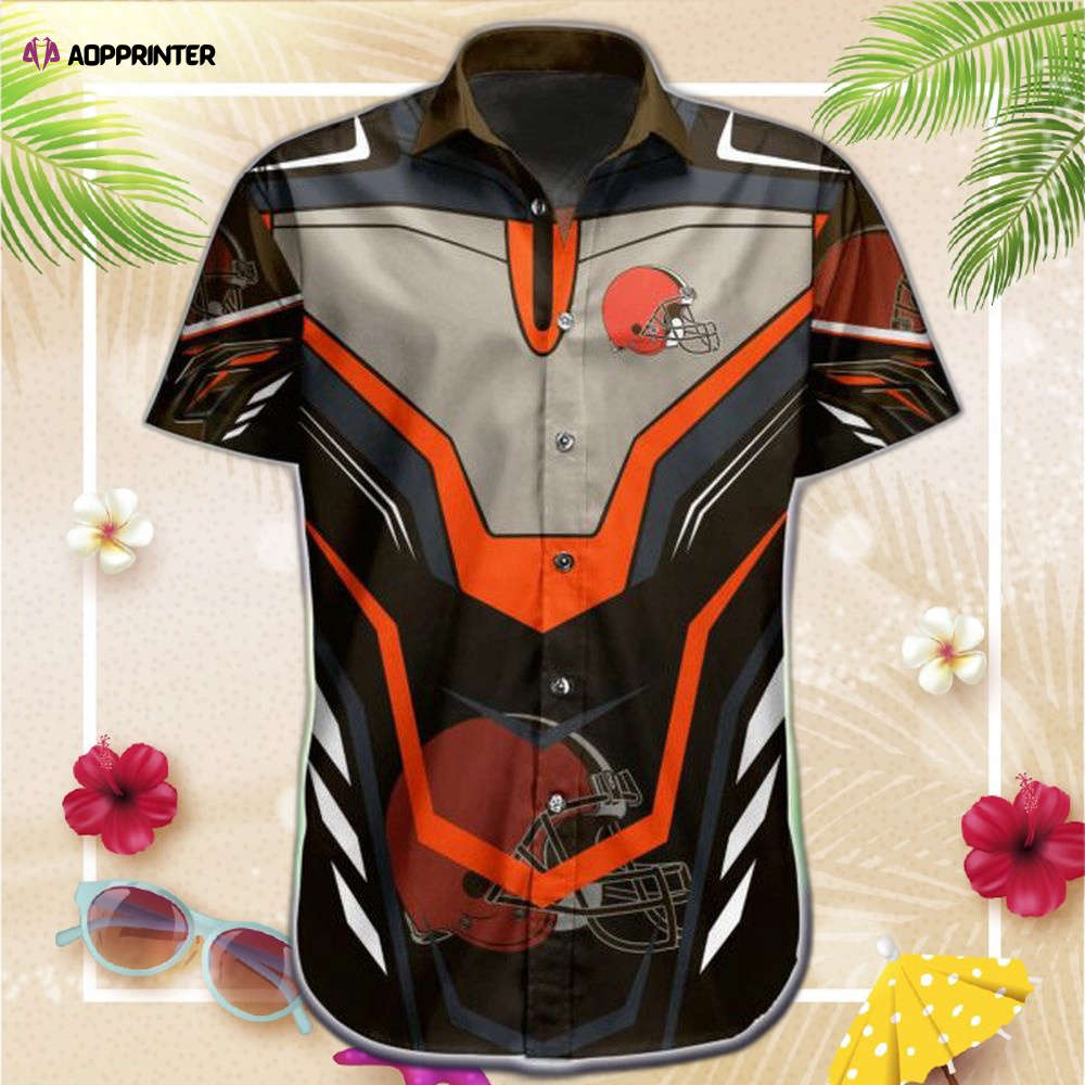 NFL Cleveland Browns Hawaiian Shirt Short Sport NFL Cleveland Browns Hawaiian Shirt Short Sport