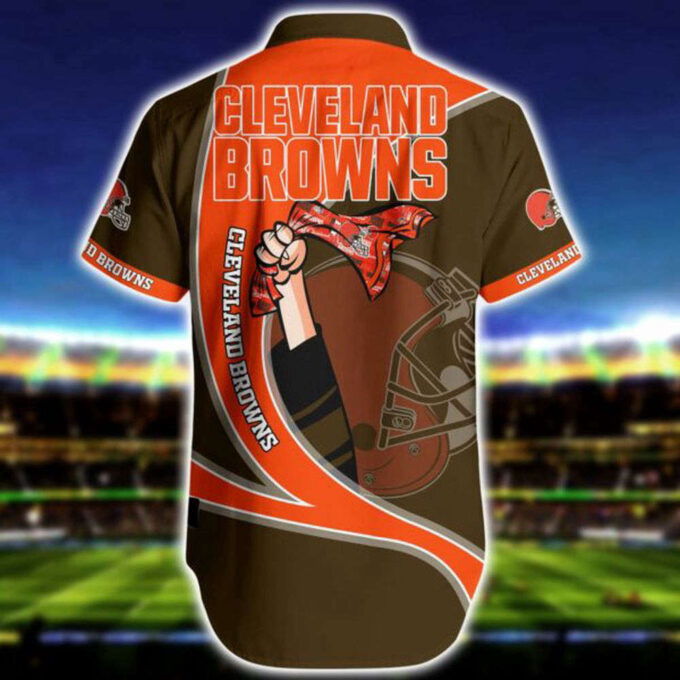 NFL Cleveland Browns Hawaiian Shirt Short Summer