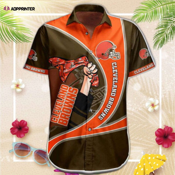 NFL Cleveland Browns Hawaiian Shirt Short Summer