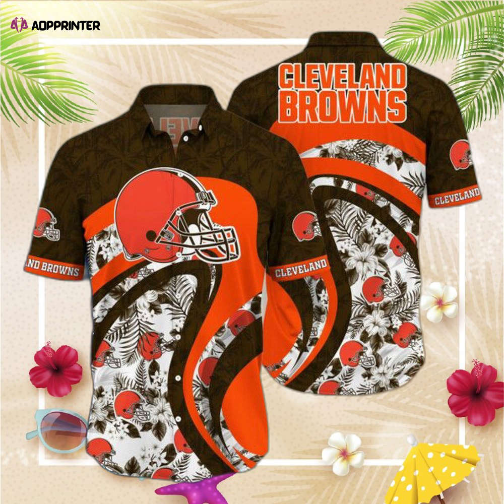 NFL Cleveland Browns Hawaiian Shirt Style Hot Trending NFL Cleveland Browns Hawaiian Shirt Style Hot Trending