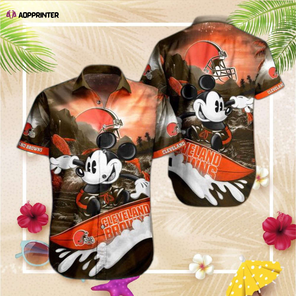 NFL Cleveland Browns Hawaiian Shirt Trending Summer NFL Cleveland Browns Hawaiian Shirt Trending Summer
