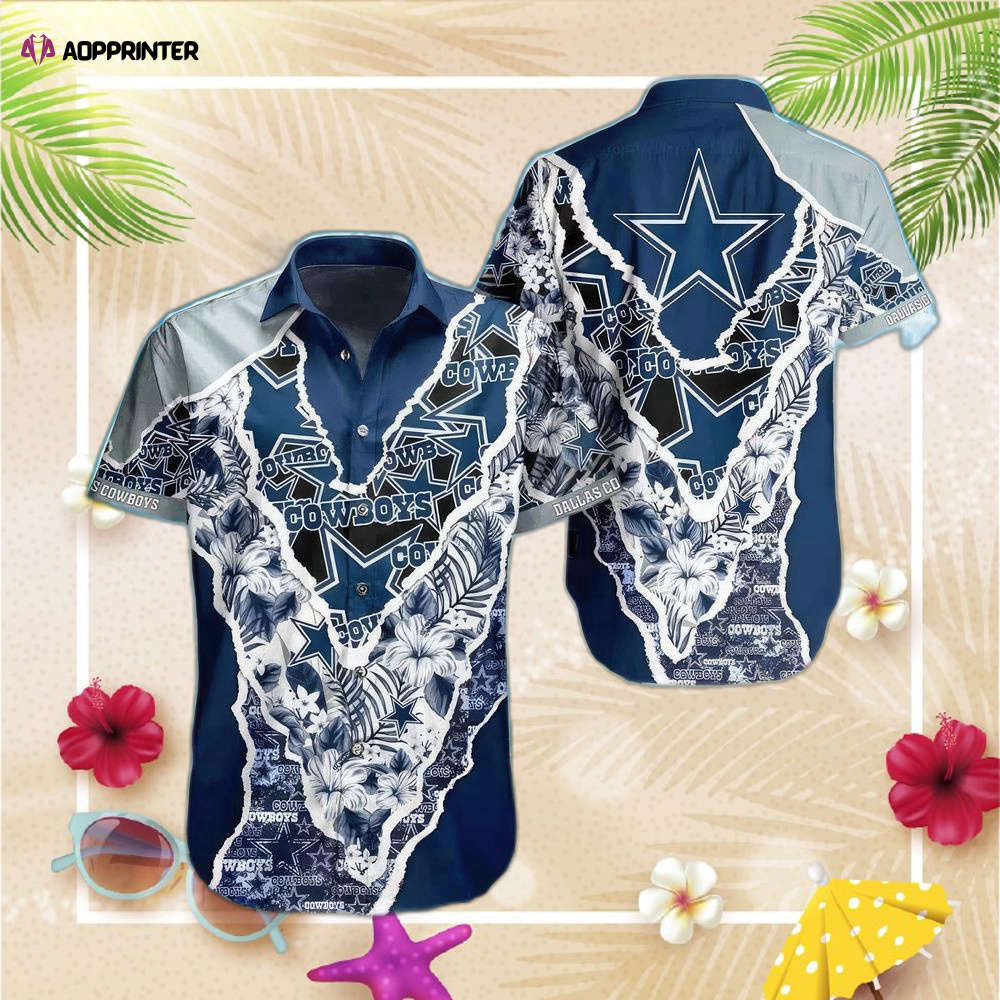 NFL Dallas Cowboys Hawaiian Shirt And Short This Summer NFL Dallas Cowboys Hawaiian Shirt And Short This Summer