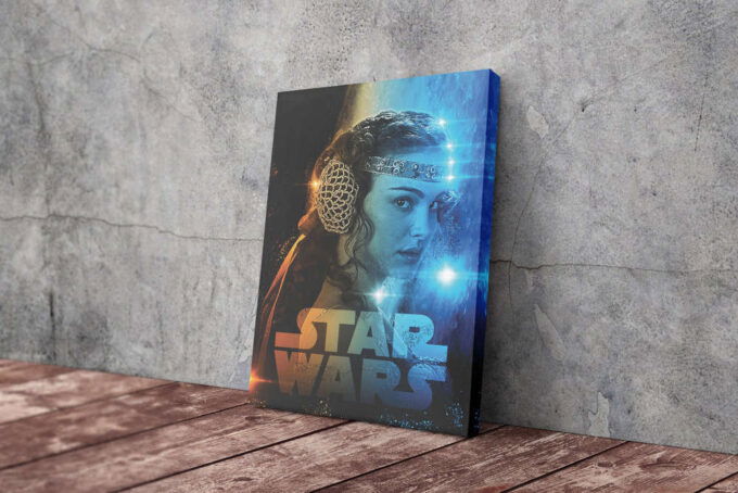 Padme Amidala  Art Quote Star Wars Canvas Unique Design Wall Art Print Hand Made Ready to Hang Custom Design
