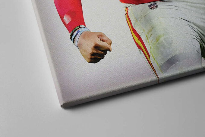 Patrick Mahomes Art Poster Quote Kansas City Chiefs Canvas Unique Design Wall Art Print Hand Made Ready to Hang Custom Design