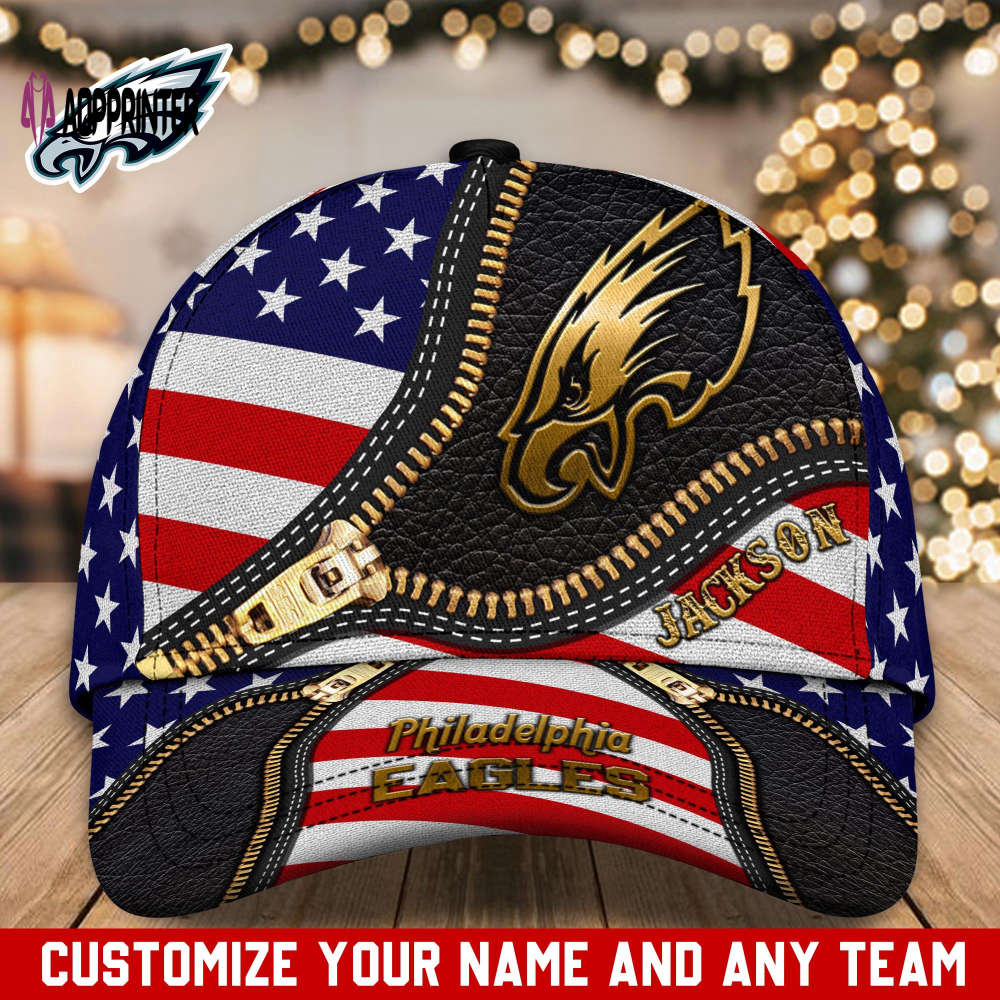 Philadelphia Eagles NFL Classic CAP Hats For Fans Custom Philadelphia Eagles NFL Classic CAP Hats For Fans Custom