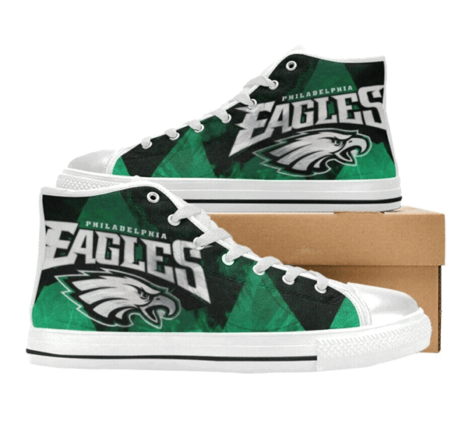 Philadelphia Eagles NFL Custom Canvas High Top Shoes HT1092