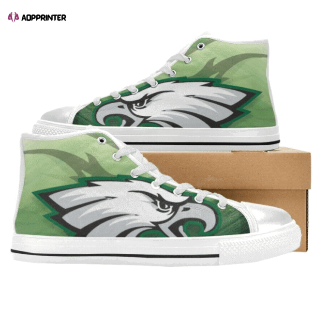 Philadelphia Eagles NFL Custom Canvas High Top Shoes HT1161
