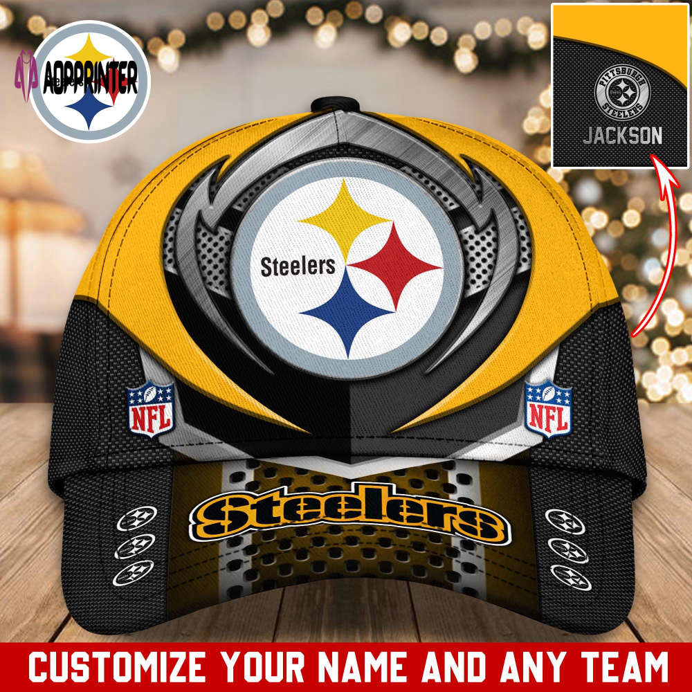 Pittsburgh Steelers NFL Classic CAP Hats For Fans Custom Pittsburgh Steelers NFL Classic CAP Hats For Fans Custom