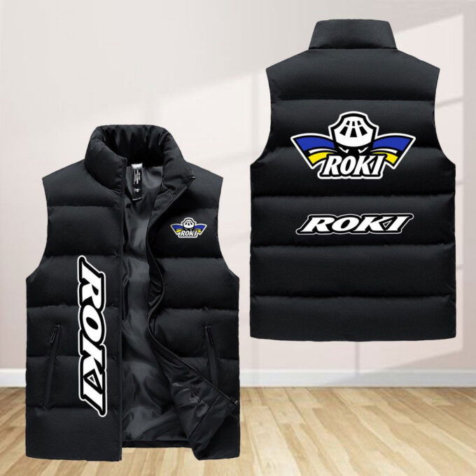 Roki Hockey Sleeveless Puffer Jacket Custom For Fans Gifts