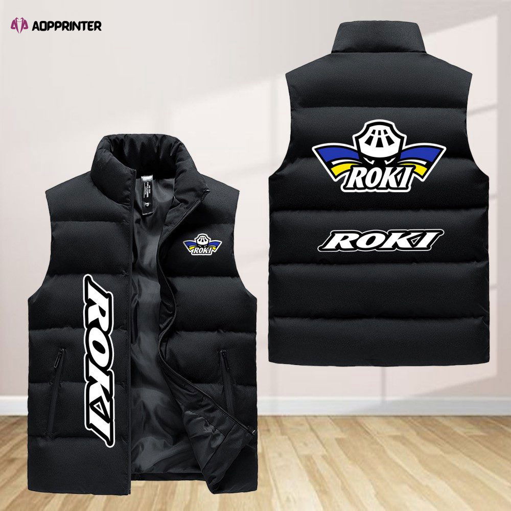 Roki Hockey Sleeveless Puffer Jacket Custom For Fans Gifts Roki Hockey Sleeveless Puffer Jacket Custom For Fans Gifts