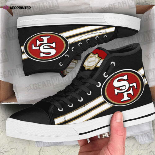 Cart 5 San Francisco 49ers High Top Shoes Custom For Fans