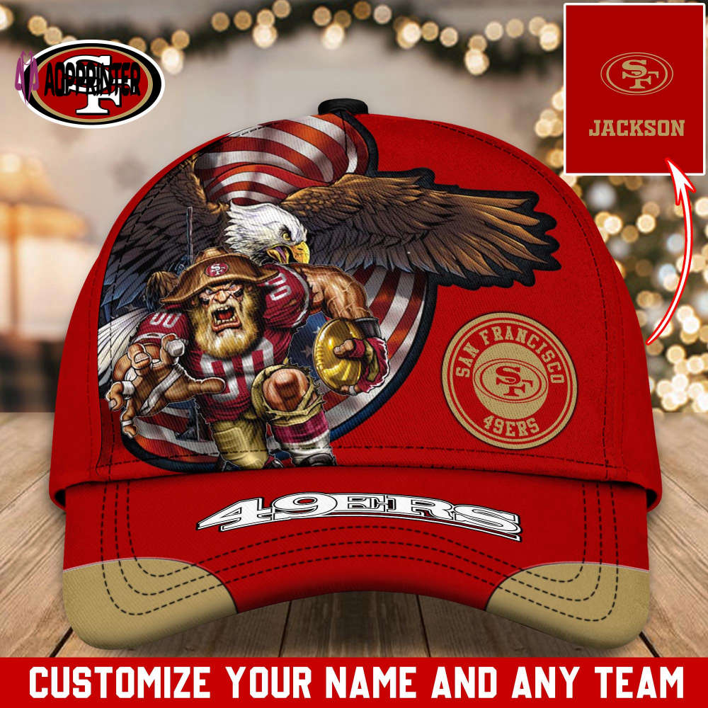 San Francisco 49ers NFL Classic CAP Hats For Fans Custom San Francisco 49ers NFL Classic CAP Hats For Fans Custom