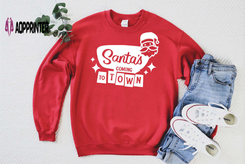 Santa’s Coming To Town Sweatshirt Christmas Shirt Christmas Sweatshirt Custom Family Christmas Shirt Santa Sweatshirt Christmas Gift Santa’s Coming To Town Sweatshirt Christmas Shirt Christmas Sweatshirt Custom Family Christmas Shirt Santa Sweatshirt Christmas Gift