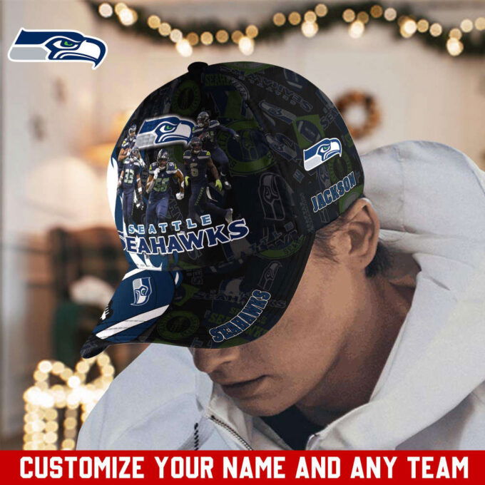 Seattle Seahawks NFL Classic CAP Hats For Fans Custom