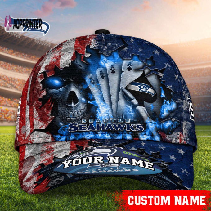 Seattle Seahawks NFL Classic CAP Hats For Fans Custom