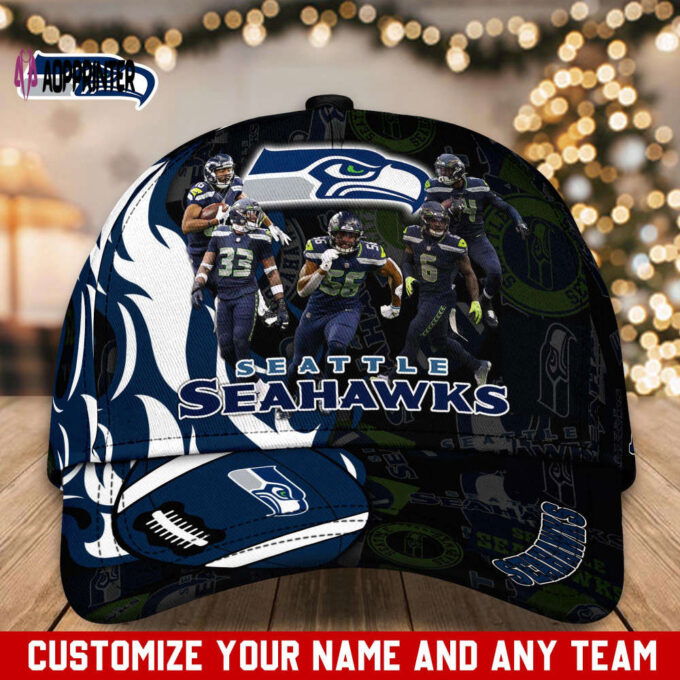 Seattle Seahawks NFL Classic CAP Hats For Fans Custom