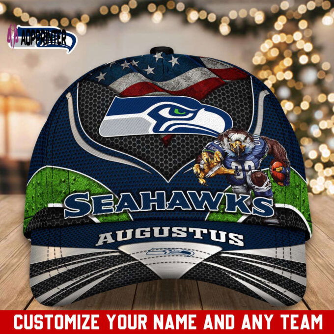 Seattle Seahawks NFL Classic CAP Hats For Fans Custom