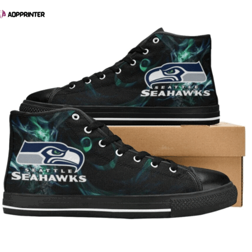 Cart 6 Seattle Seahawks NFL Custom Canvas High Top Shoes HT1145