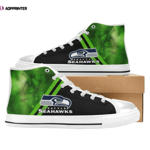 Cart 1 Seattle Seahawks NFL Custom Canvas High Top Shoes HT1152