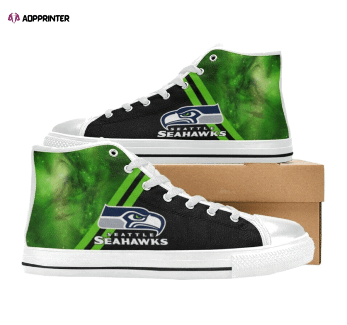 Seattle Seahawks NFL Custom Canvas High Top Shoes HT1152