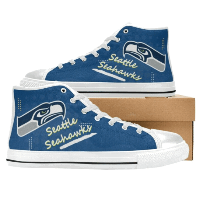 Seattle Seahawks NFL Custom Canvas High Top Shoes HT1155