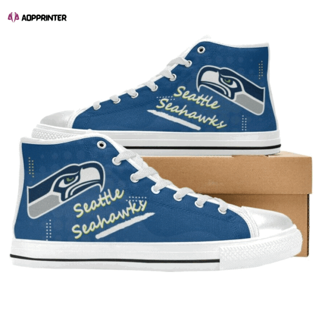 Seattle Seahawks NFL Custom Canvas High Top Shoes HT1155