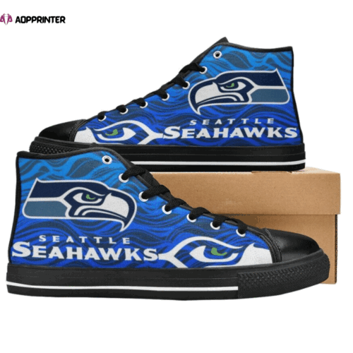 Cart 8 Seattle Seahawks NFL Custom Canvas High Top Shoes HT1167