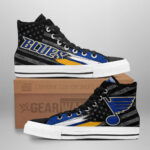 St Louis Blues High Top Shoes Custom For Fans