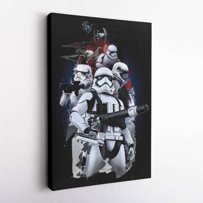 Stormtroopers Poster Star Wars Art Canvas Wall Art Print Home Decor Framed Poster Gift for Kids