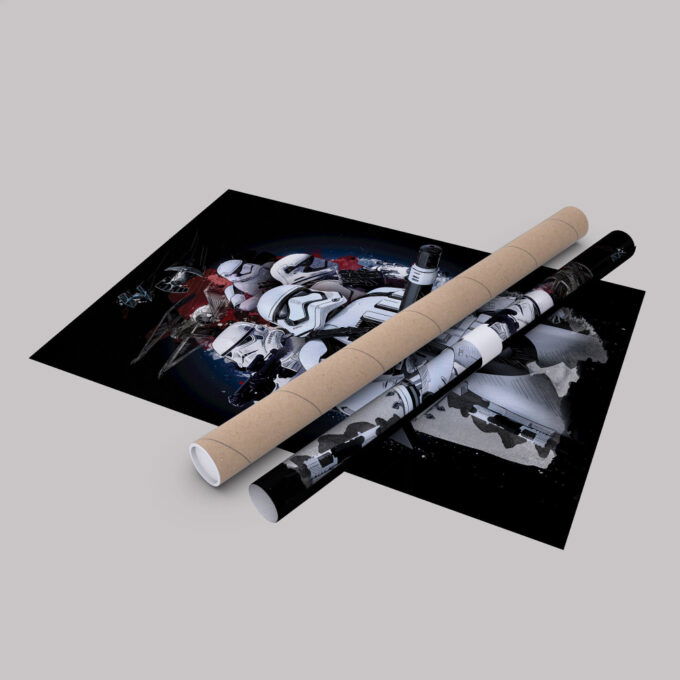 Stormtroopers Poster Star Wars Art Canvas Wall Art Print Home Decor Framed Poster Gift for Kids
