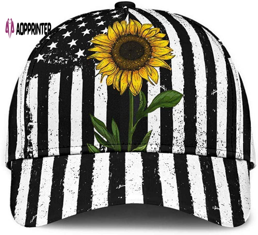 Sunflower and Flag USA Simple and Beautiful 3D Printed Unisex Hat Classic Caps Baseball Caps Sunflower and Flag USA Simple and Beautiful 3D Printed Unisex Hat Classic Caps Baseball Caps