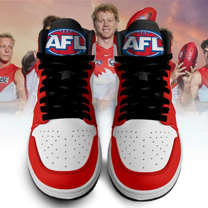 Sydney Swans AFL Personalized Air Jordan 1 Sneakers High Top For Fans
