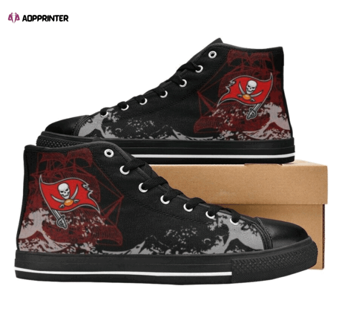 Tampa Bay Buccaneers NFL Custom Canvas High Top Shoes