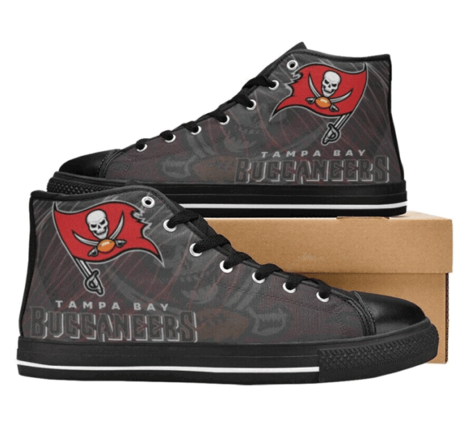 Tampa Bay Buccaneers NFL Custom Canvas High Top Shoes HT1150