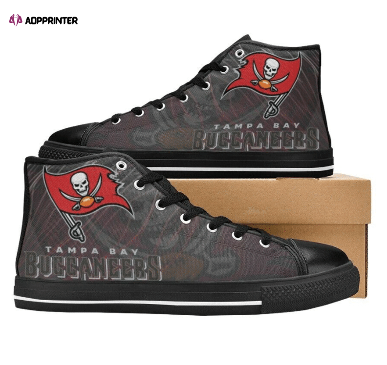 Tampa Bay Buccaneers NFL Custom Canvas High Top Shoes HT1150 Tampa Bay Buccaneers NFL Custom Canvas High Top Shoes HT1150