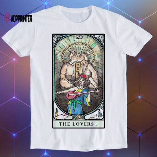 Tarot Card Avatar The Lovers Oma Shu Chong Parody Meme Movie Music Cool Funny Gift T Shirt E1167