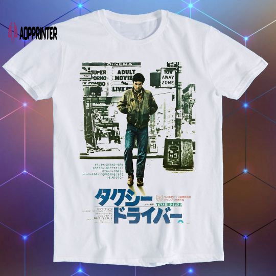Taxi Driver Japanese Poster Movie Cult Film Funny Gift T Shirt E246 Taxi Driver Japanese Poster Movie Cult Film Funny Gift T Shirt E246