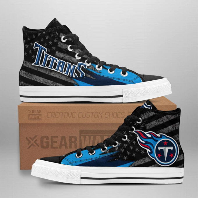 Tennessee Titans High Top Shoes Custom For Fans