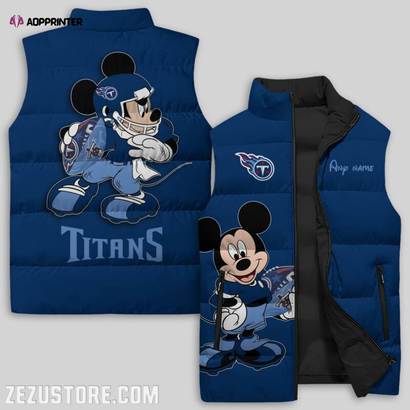 Tennessee Titans NFL Sleeveless Puffer Jacket Custom For Fans Gifts Tennessee Titans NFL Sleeveless Puffer Jacket Custom For Fans Gifts