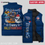 Tennessee Titans NFL Sleeveless Puffer Jacket Custom For Fans Gifts