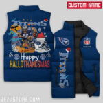 Tennessee Titans NFL Sleeveless Puffer Jacket Custom For Fans Gifts