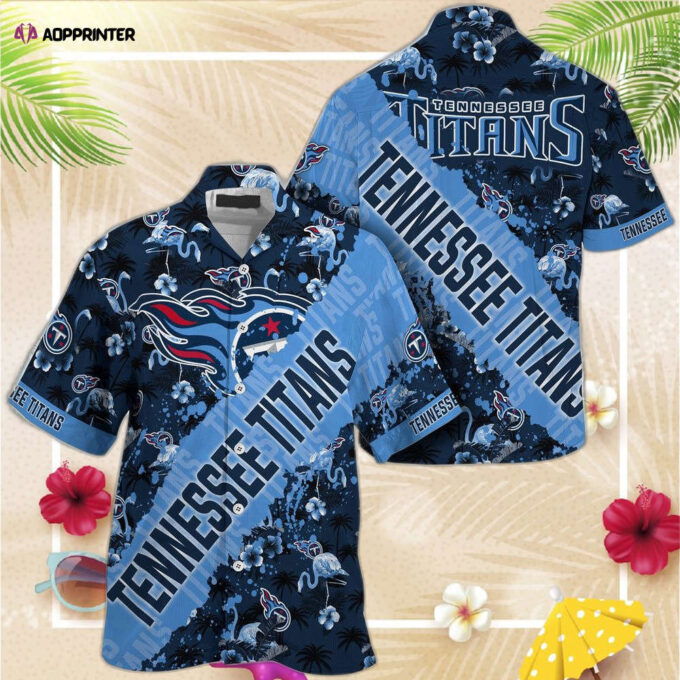Tennessee Titans NFL Trending Summer Hawaiian Shirt With Tropical Patterns