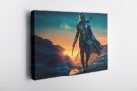 The Mandalorian Star Wars Cool Canvas Unique Design Wall Art Print Hand Made Ready to Hang Custom Design
