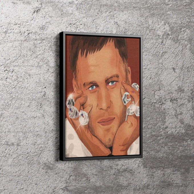 Tom Brady MVP Rings Poster Buccaneers Canvas Unique Design Wall Art Print Hand Made Ready to Hang Custom Design