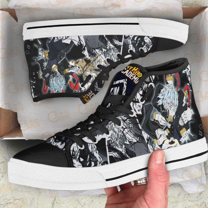 Tomura Shigaraki High Top Shoes Custom My Hero Academia Anime For Fans