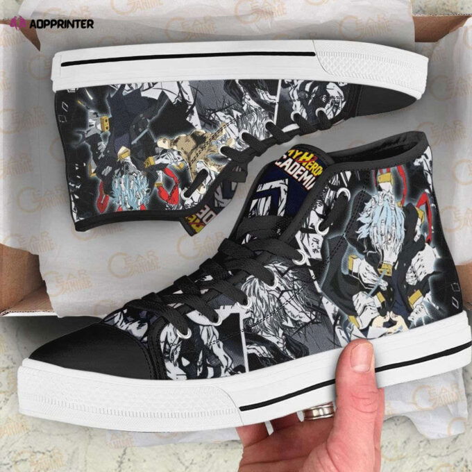Tomura Shigaraki High Top Shoes Custom My Hero Academia Anime For Fans