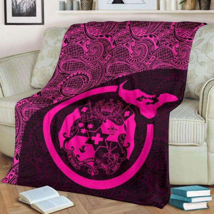 Tonga Blanket Tonga Map Polynesian 04 Th9