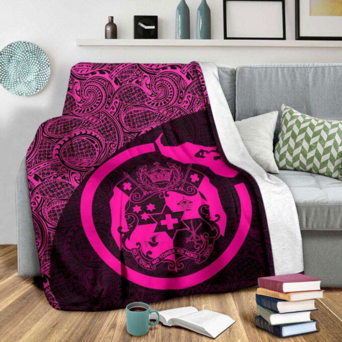 Tonga Blanket Tonga Map Polynesian 04 Th9