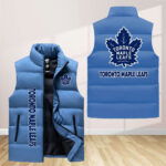 Toronto Maple Leafs Sleeveless Puffer Jacket Custom For Fans Gifts Toronto Maple Leafs Sleeveless Puffer Jacket Custom For Fans Gifts