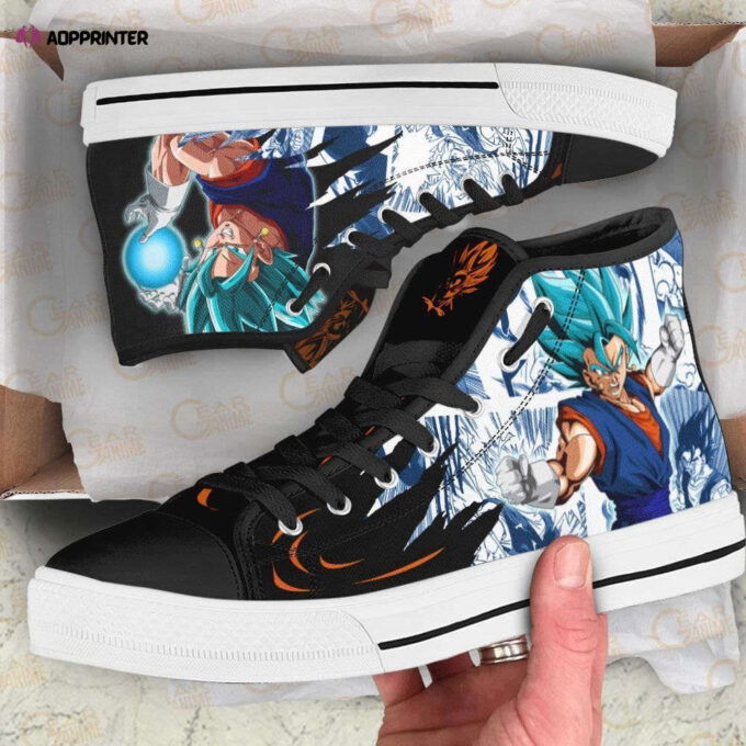 Vegito High Top Canvas Shoes Custom Dragon Ball Anime For Fans